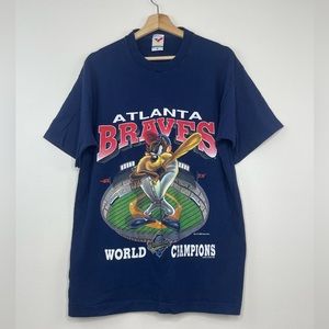 Vintage Atlanta Braves Taz World Champions Shirt